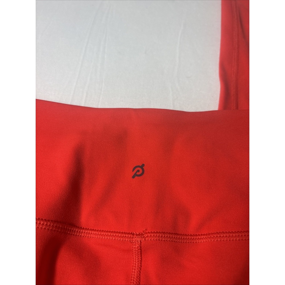 Peloton Red Capri Leggings Women Size XL High Waist Yoga Pants Stretch EUC - Picture 3 of 5
